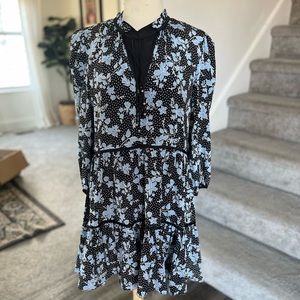 Veronica beard silk mini dress